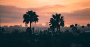 Sunset in Hollywood