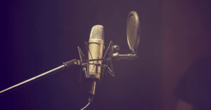 Podcasting microphone