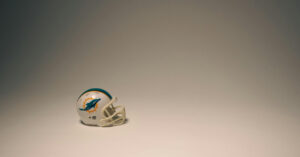 Miami Dolphins helmet