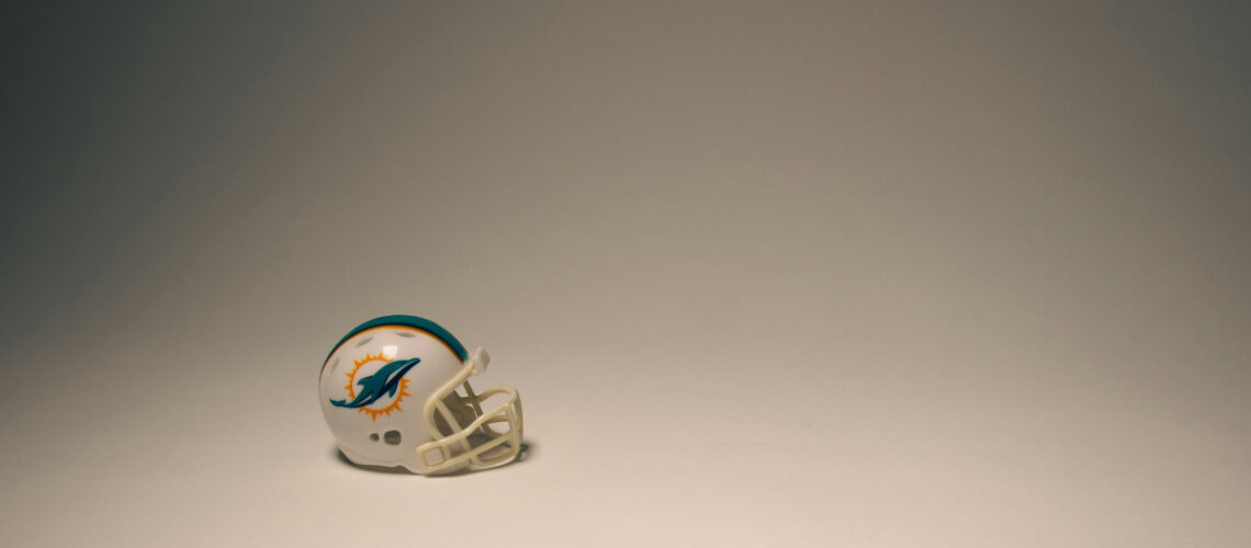 Miami Dolphins helmet